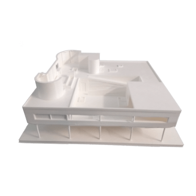 Maqueta impresa 3D de la Villa Saboya