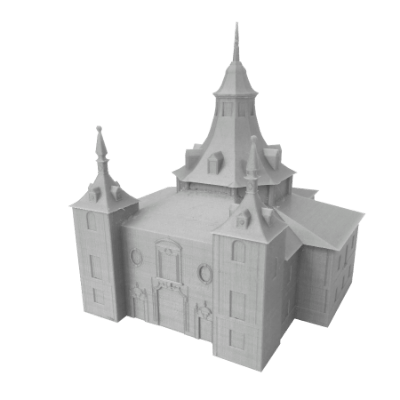 Maqueta impresión en 3D de la Virgen del Puerto